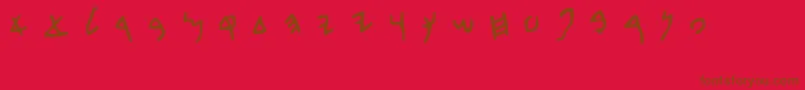 Подробнее о шрифте BethDavidbethDavid Шрифт BethDavidbethDavid – коричневые шрифты на красном фоне