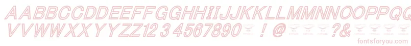 ThacoolkidzBlackitalic Font – Pink Fonts