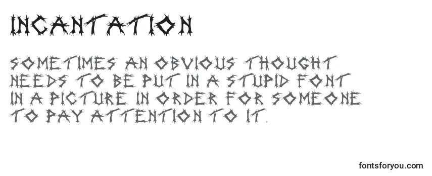 Incantation Font