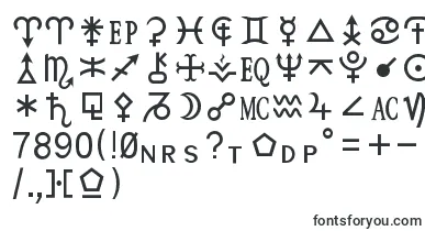 Hamburgsymbols font – esoteric Fonts