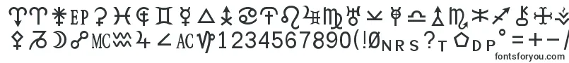 Шрифт Hamburgsymbols – эзотерические шрифты