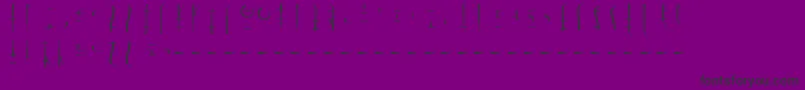 LswDrachenklaueSamys0.1 Font – Black Fonts on Purple Background