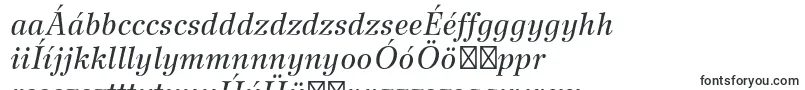 WilkeltstdItalic-fontti – unkarilaiset fontit