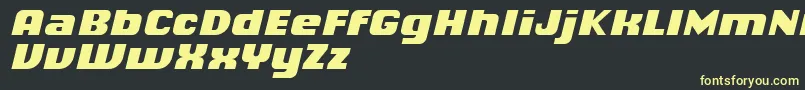 More about ChiqReducedBlackitalic Font ChiqReducedBlackitalic Font – Yellow Fonts on Black Background