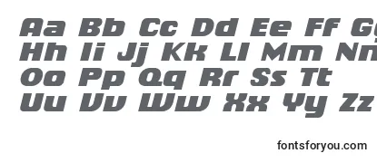 ChiqReducedBlackitalic Font