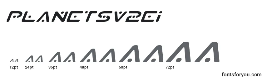Planetsv2ei Font Sizes