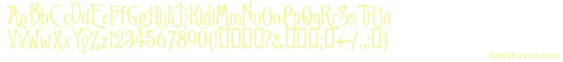 BurtonsNightmare Font – Yellow Fonts