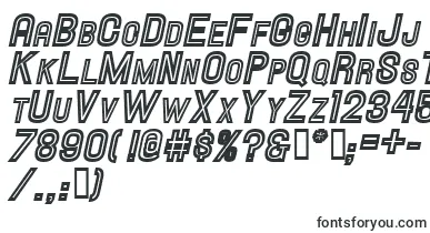 Hallandaleinlinescit. font – print Fonts