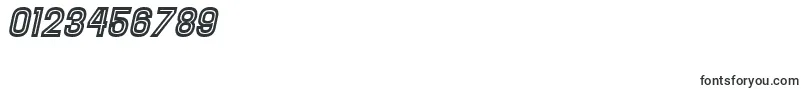 Hallandaleinlinescit. Font – Fonts for Numbers and Digits