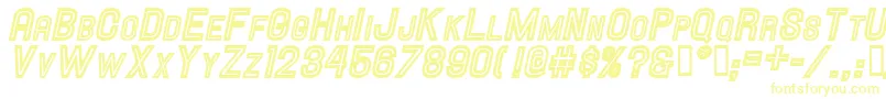 Hallandaleinlinescit. Font – Yellow Fonts