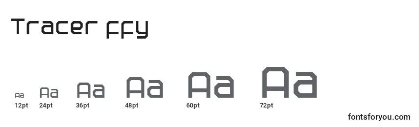 Tracer ffy Font Sizes