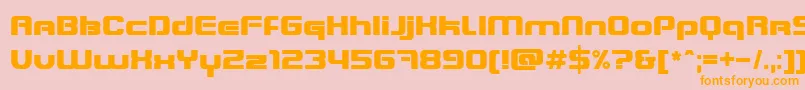 More about BlasterInfinite Font BlasterInfinite Font – Orange Fonts on Pink Background