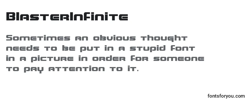 Шрифт BlasterInfinite