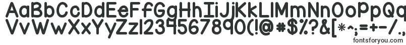 Шрифт Kgcornerofthesky – шрифты для табличек и знаков