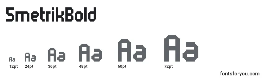 5metrikBold Font Sizes