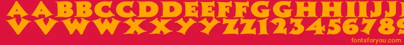 Más sobre la fuente ZaleskiWdBold fuente ZaleskiWdBold – Fuentes Naranjas Sobre Fondo Rojo