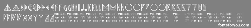 XPrisma Font – White Fonts on Gray Background