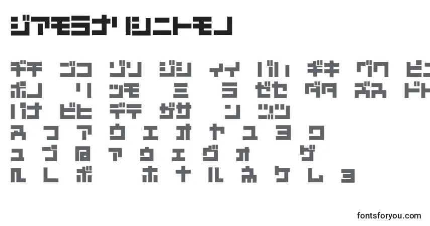 Schriftart D3mouldismk – Alphabet, Zahlen, spezielle Symbole
