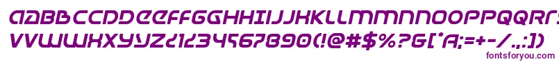 Universaljackital-fontti – violetit fontit