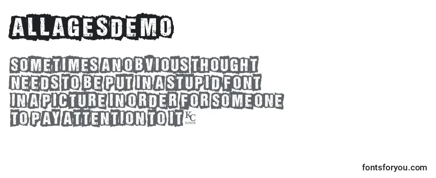 Allagesdemo Font