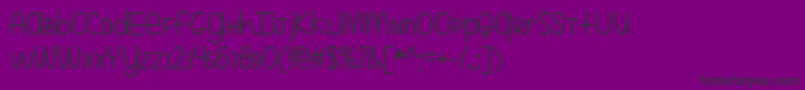 EvenMoreMixedUpOtf Font – Black Fonts on Purple Background