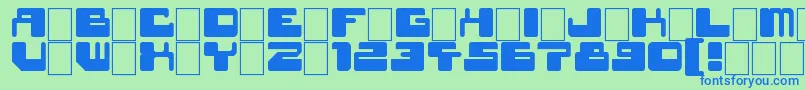 More about StarWavesBlack Font StarWavesBlack Font – Blue Fonts on Green Background