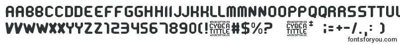 Шрифт CyberTittle – шрифты, начинающиеся на C