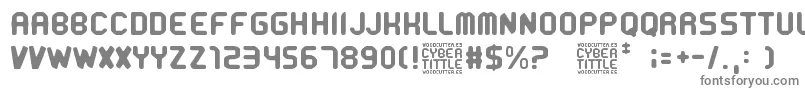 CyberTittle Font – Gray Fonts