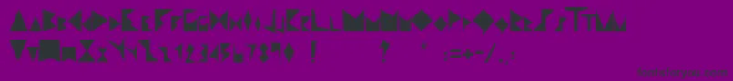Więcej informacji o czcionce Recorte02 Czcionka Recorte02 – czarne czcionki na fioletowym tle