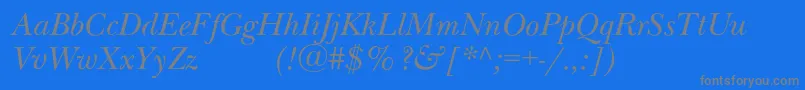 En savoir plus sur la police NewbaskervilleexpodcItalic Police NewbaskervilleexpodcItalic – polices grises sur fond bleu