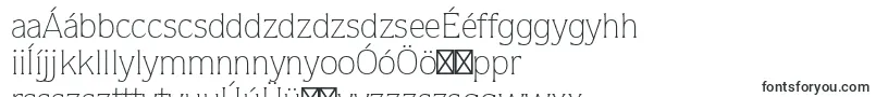 Шрифт QuorumstdLight – венгерские шрифты