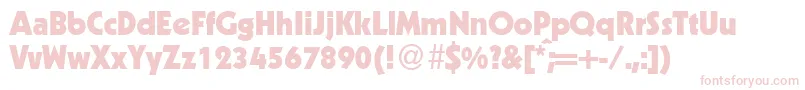 KabindbBold Font – Pink Fonts on White Background