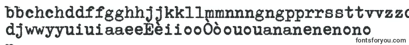 ZaiTriumphtypewriterB Font – Creole Fonts