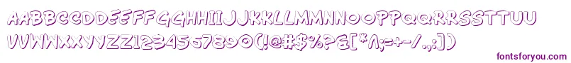 Wimp3D Font – Purple Fonts
