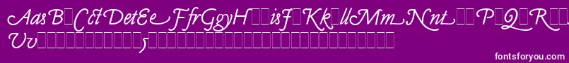 fuente ClaudeSansItalicAltsLetPlain.1.0 – Fuentes Blancas Sobre Fondo Morado