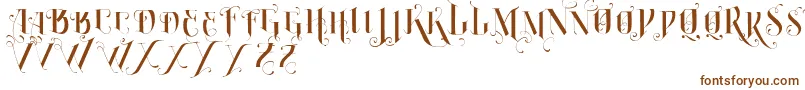 VtksBurning Font – Brown Fonts
