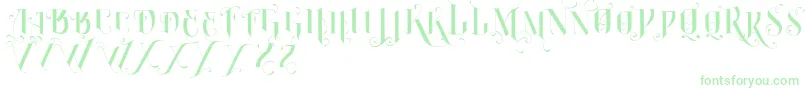 VtksBurning Font – Green Fonts