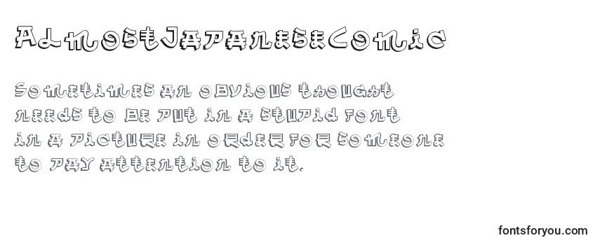 AlmostJapaneseComic Font