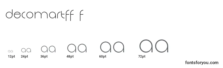 Размеры шрифта DecomartFf4f