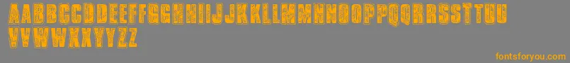More about Vtks Bandana Font Vtks Bandana Font – Orange Fonts on Gray Background