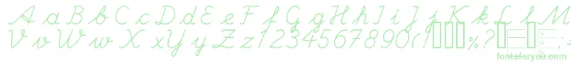 HandCenter Font – Green Fonts