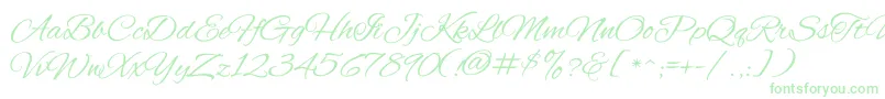 AlexBrush Font – Green Fonts