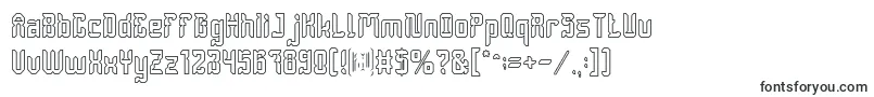 DayakShieldHollow-Schriftart – Schriftarten, die mit D beginnen