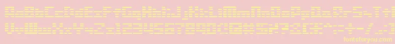 Shakagraphics01 Font – Yellow Fonts on Pink Background