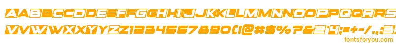 Шрифт Voxboxsemital – оранжевые шрифты