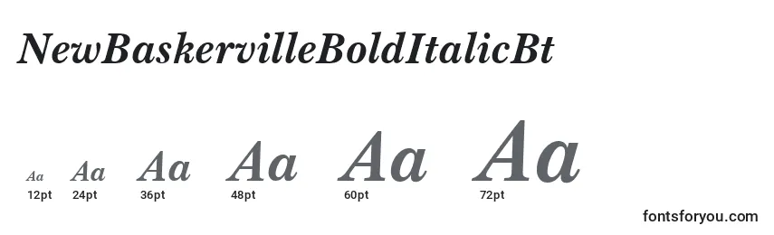 NewBaskervilleBoldItalicBt Font Sizes