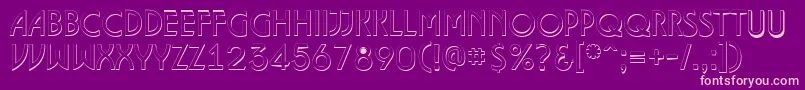 More about ALancet3D Font ALancet3D Font – Pink Fonts on Purple Background