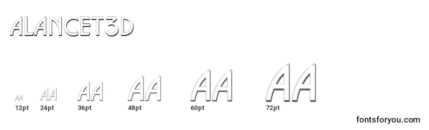 ALancet3D Font Sizes