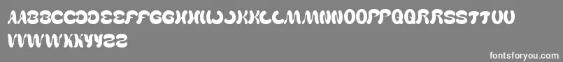 WealthAndFamous Font – White Fonts on Gray Background