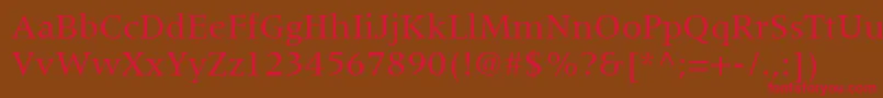 More about CoherentSsi Font CoherentSsi Font – Red Fonts on Brown Background